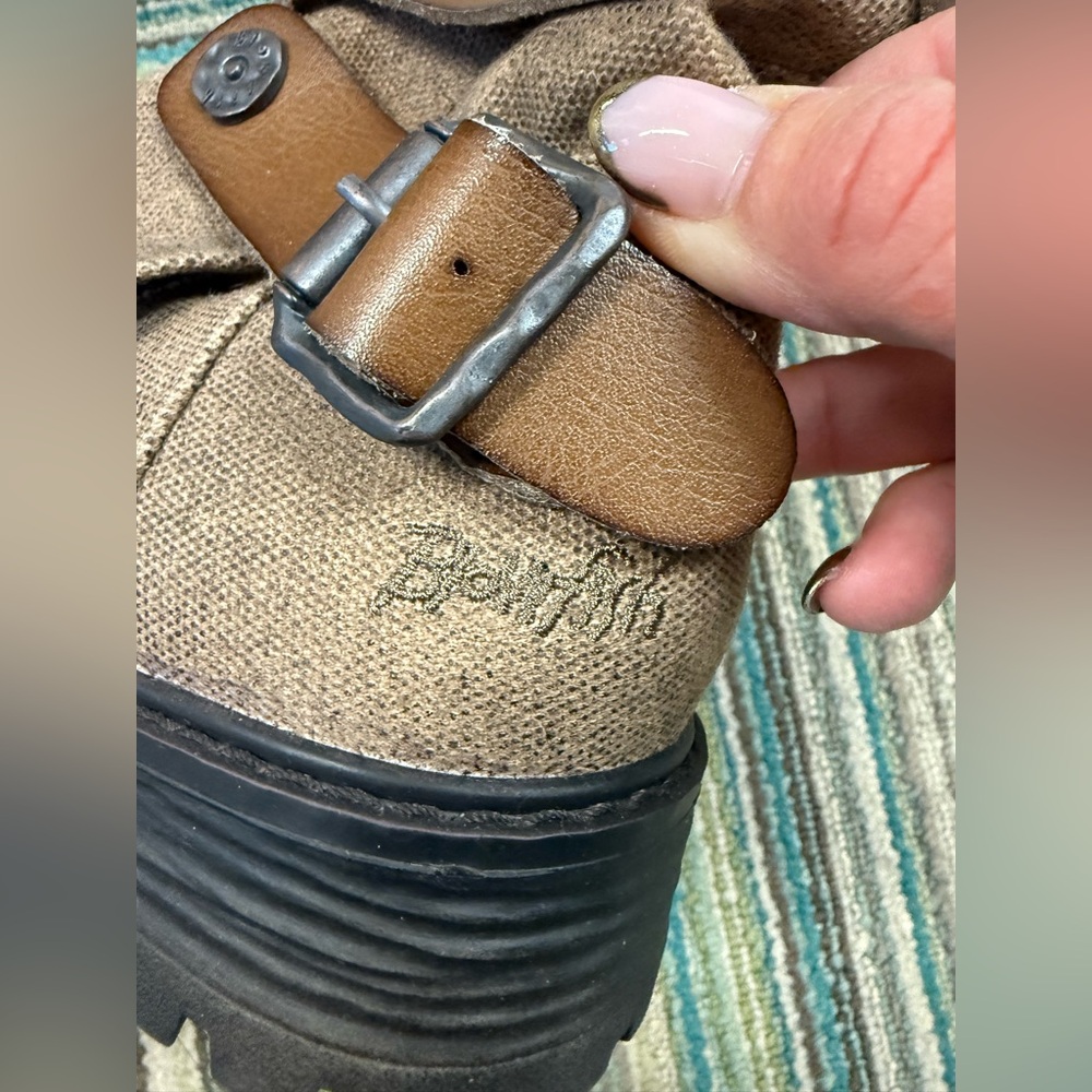 Blowfish Malibu Rider Moto Boots | Buckle Strap Vegan Boots | Size 7 - Picture 13 of 15